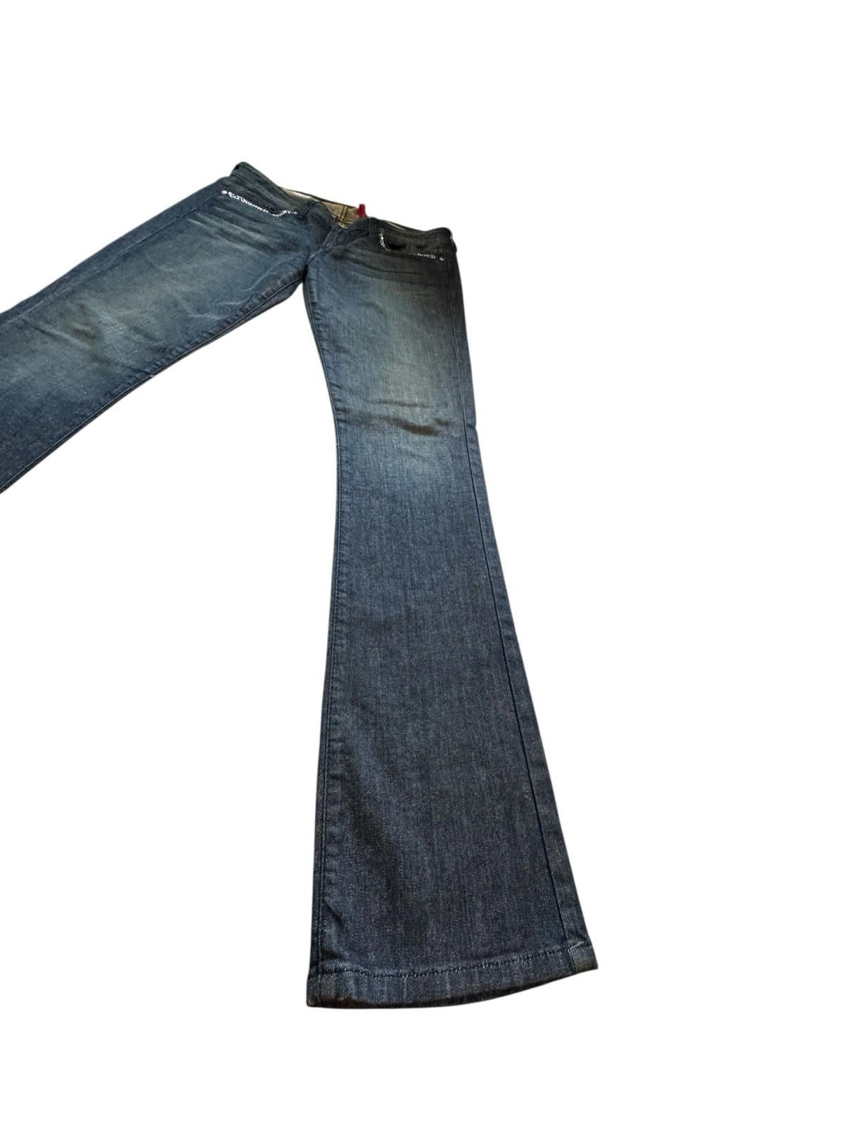 GUESS Designer Women's STARLIT Rhinestone Pocket Jeans Size 30