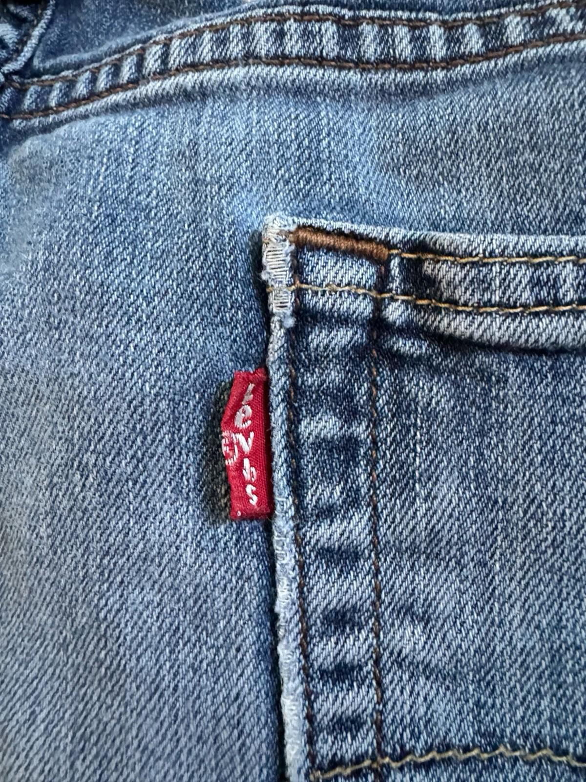 Levis Blue Jeans Size 36 x 30 Denim Well Worn And Soft Could Be 505 or 513