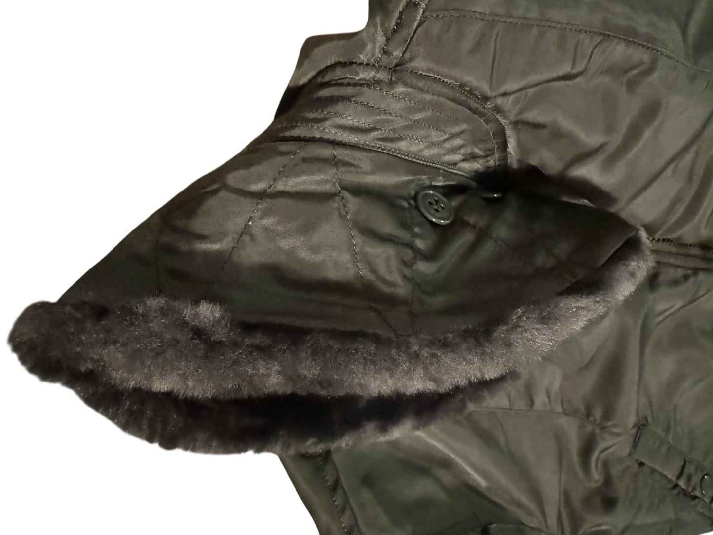 1970s Vietnam Women's Military Flight B-17B Nylon Bomber Jacket Scovill Medium