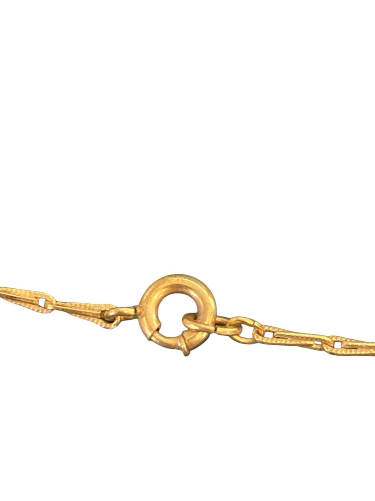 14K Gold Sorority Fraternal Pendant 1/20 12K Gold Necklace 1937 Beukendaal