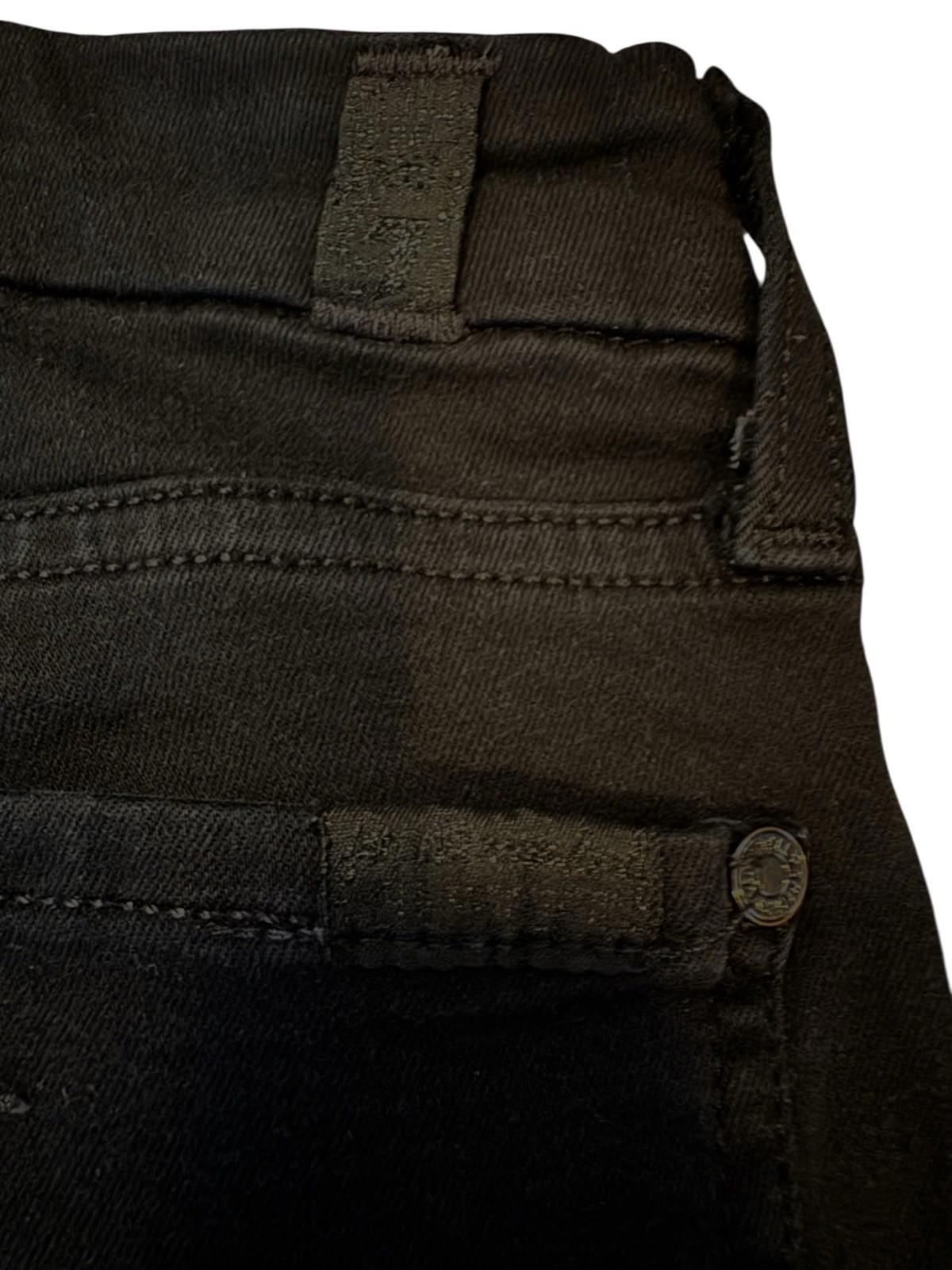 7 For All Mankind Jeans Womens Black Kimmie Bootcut Stretch Size 28 Excellent