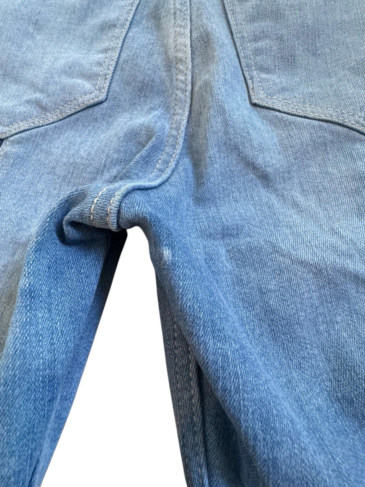 Hollister Two Tone Blue Bell Bottom Curvy High Rise Vintage Flair Leg Jeans 28
