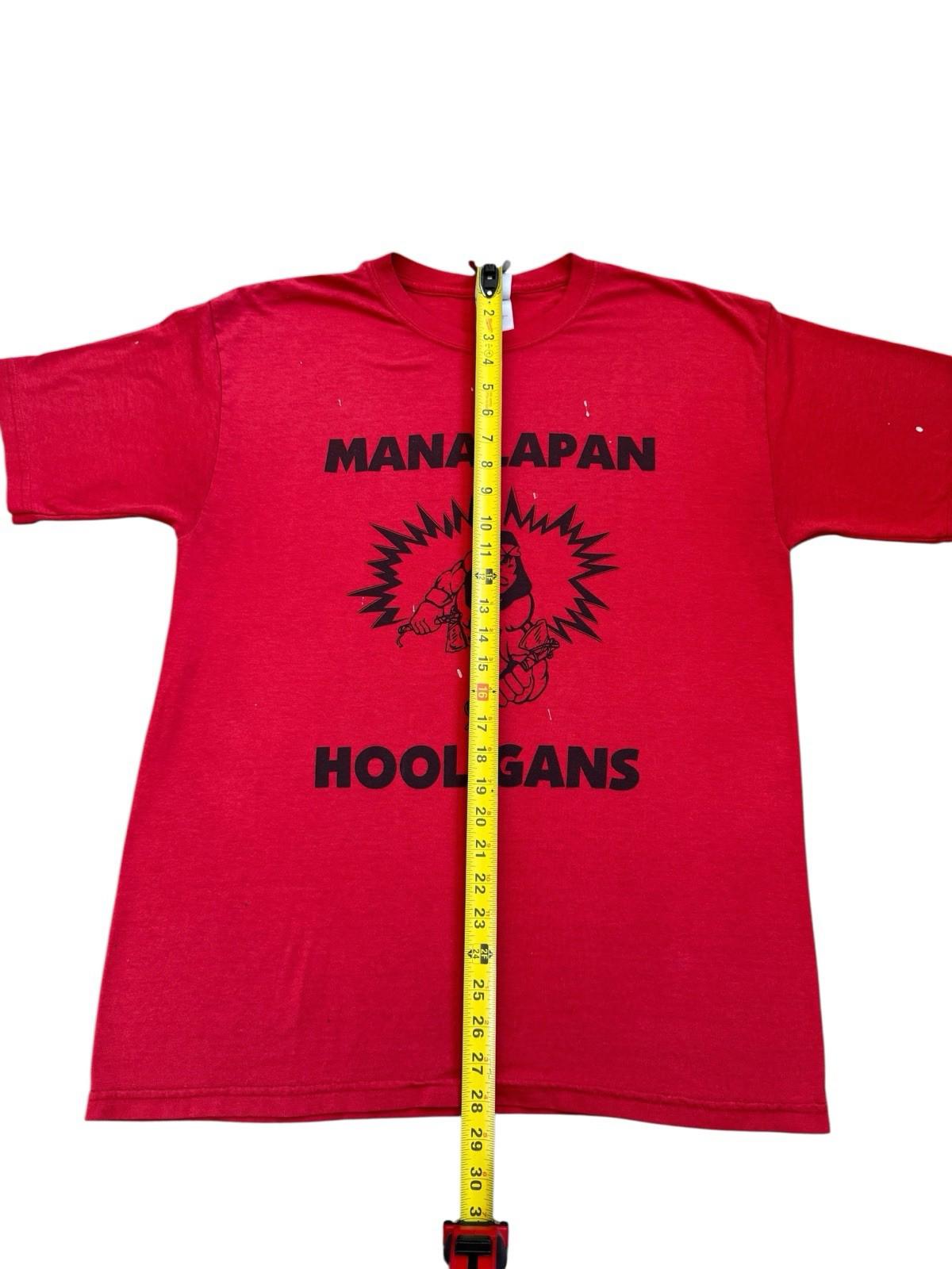 Vintage Manalapan NJ Hooligans Indian Football T-shirt We're In Your Head