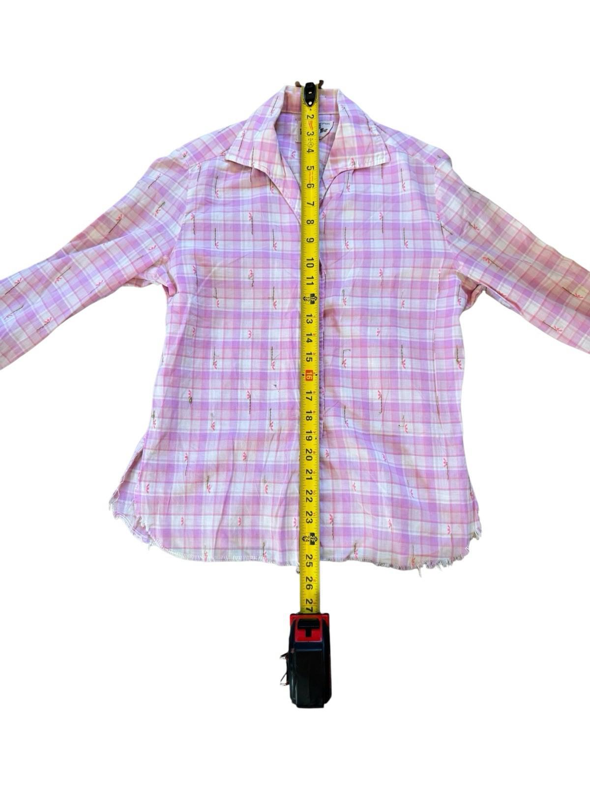 Vintage 1950s Levi's Dan River Western Wear Pink Snap Button Cowgirl Shirt