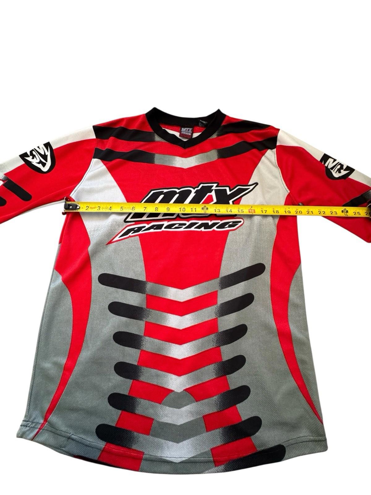 MTX Men's Motocross Racing Jersey Long Sleeved Shirt Size XL