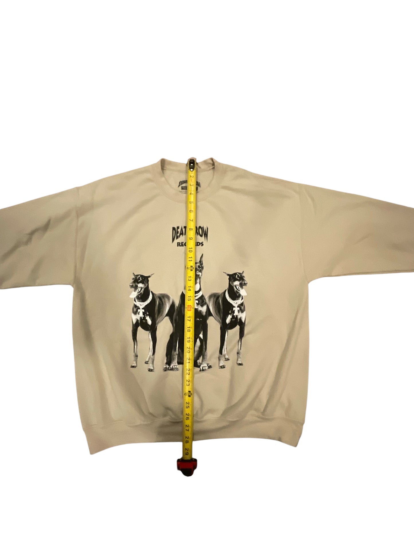Death Row Pullover Sweatshirt Dr Dre Snoop Dogg 2Pac XL
