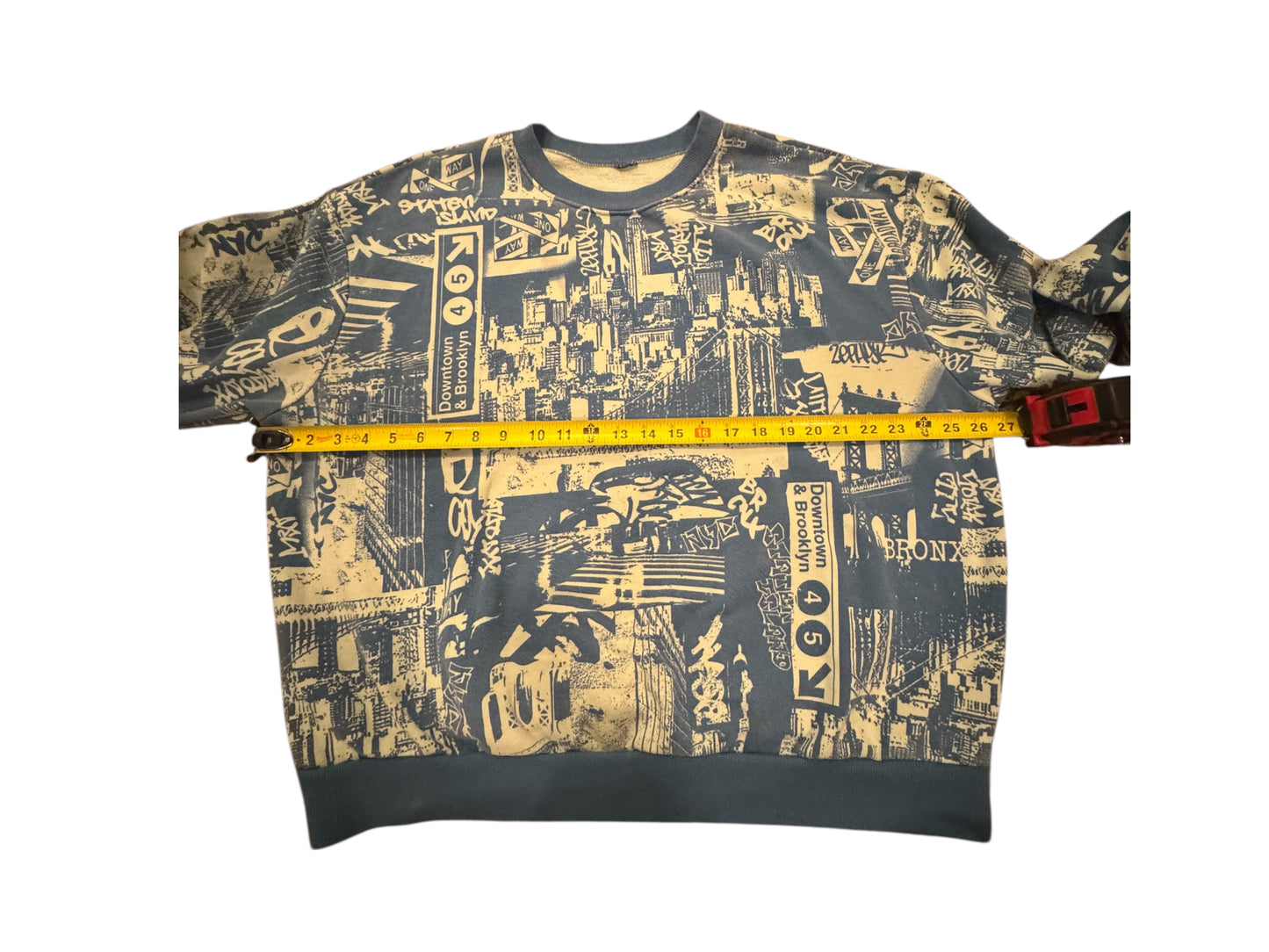 New York Five Boroughs Sweatshirt Large Size Classic