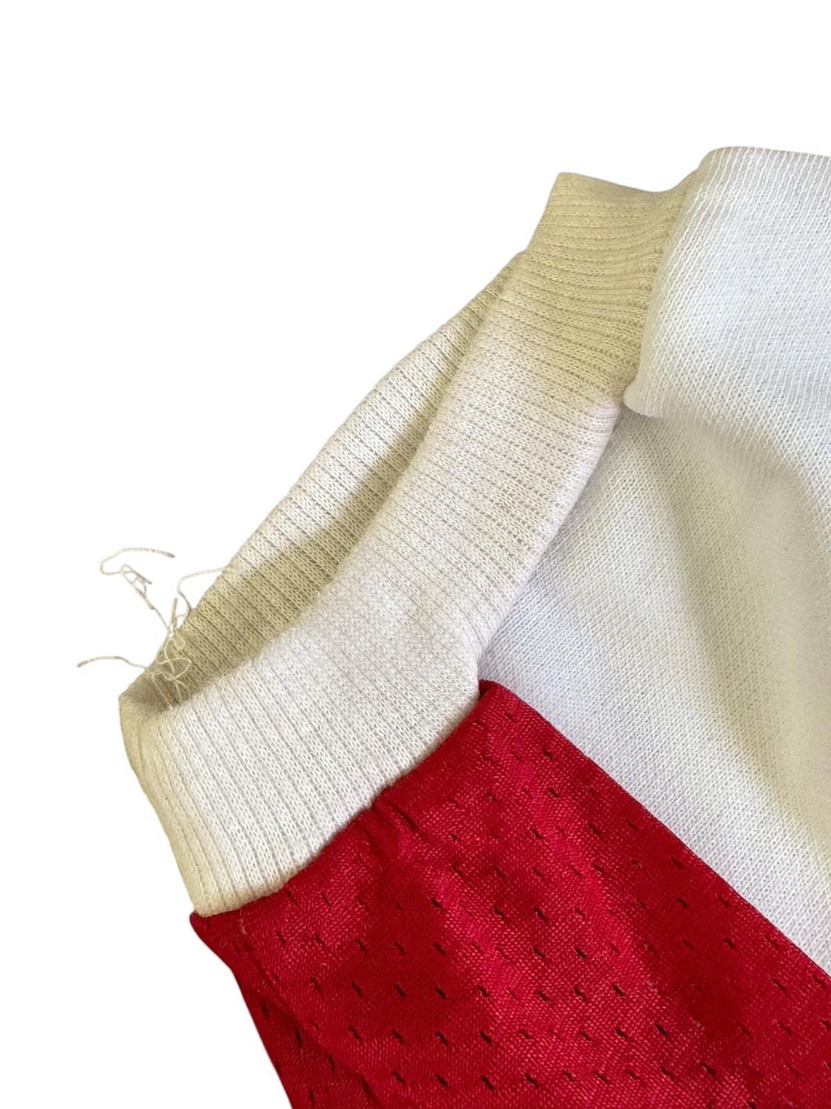 Vtg 60s Artex Engineers Cotton Polyester USA Made Red White Jersey Size M