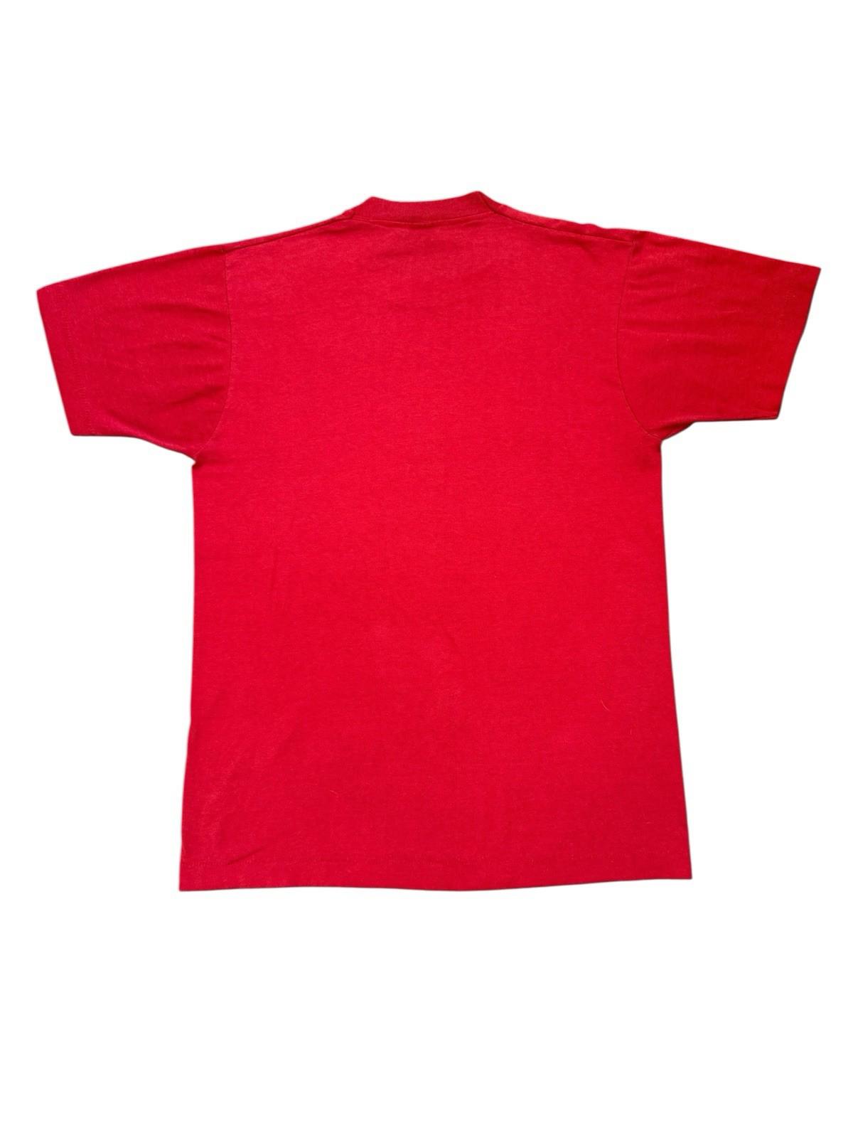 Signed Vintage 1989 BBC Doctor Who Tee T-Shirt Red Mens Large Cancel Year