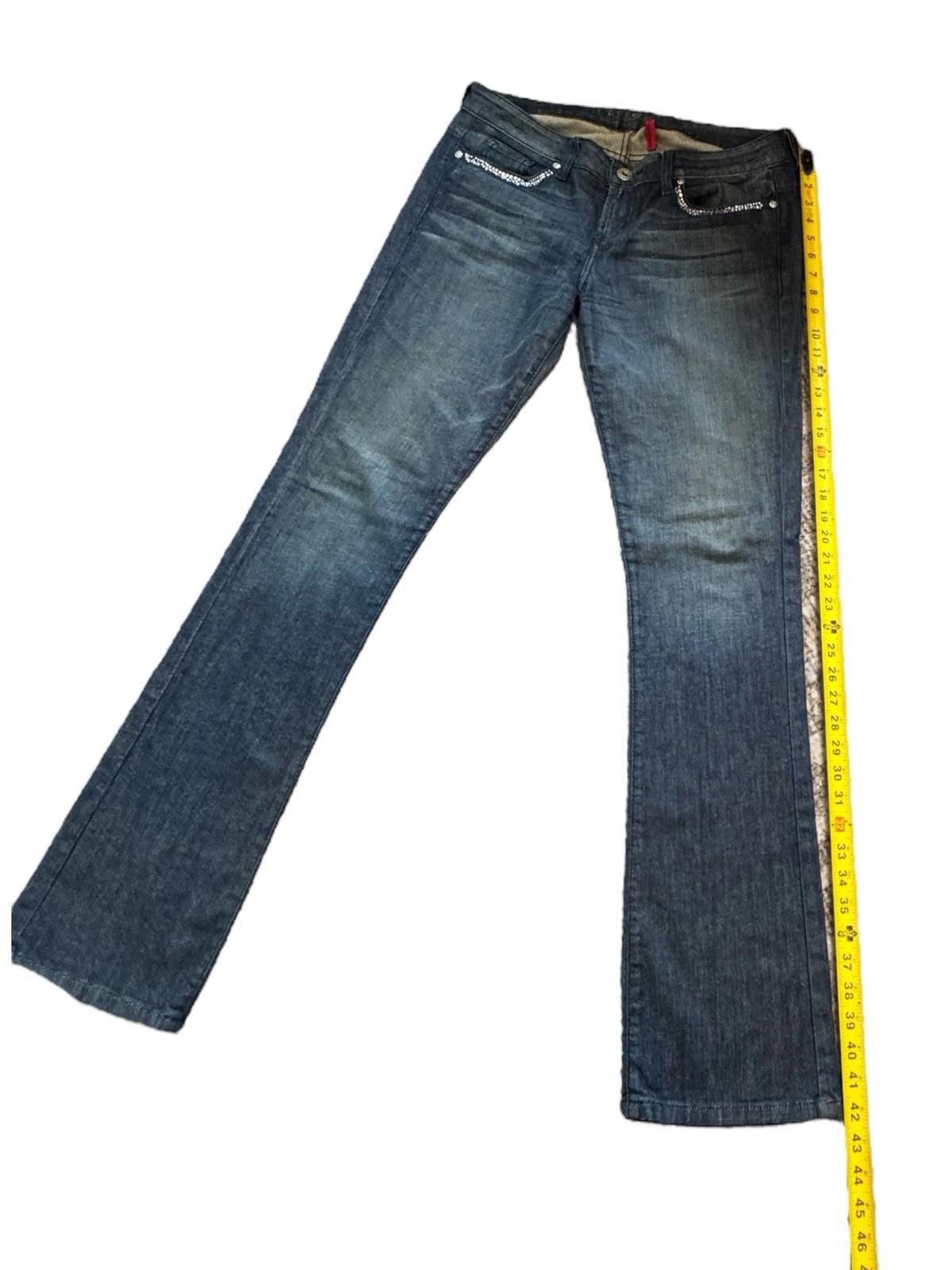 GUESS Designer Women's STARLIT Rhinestone Pocket Jeans Size 30