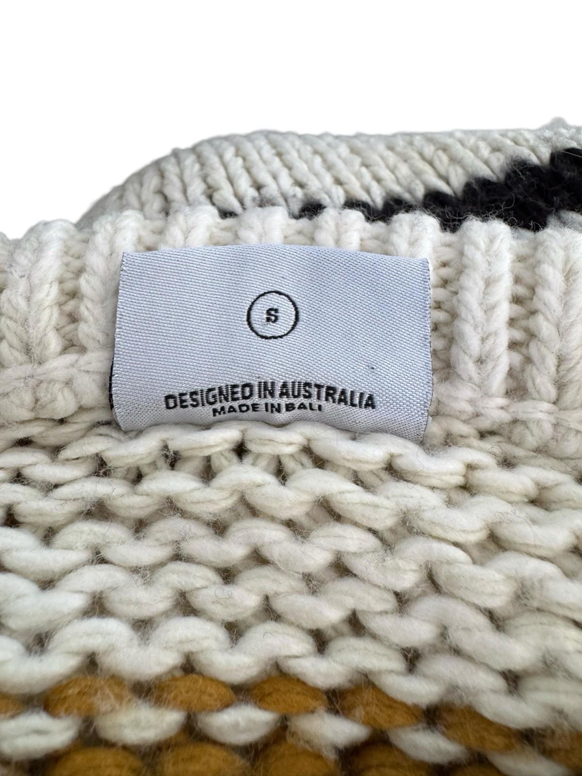 Rue Stiic Australia Bali Women's Striped Wool Sweater Size Small