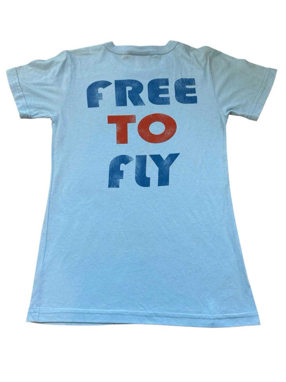 Double Sided Junk Food Superman Free To Fly T-Shirt Size Medium FREE SHIPPING!