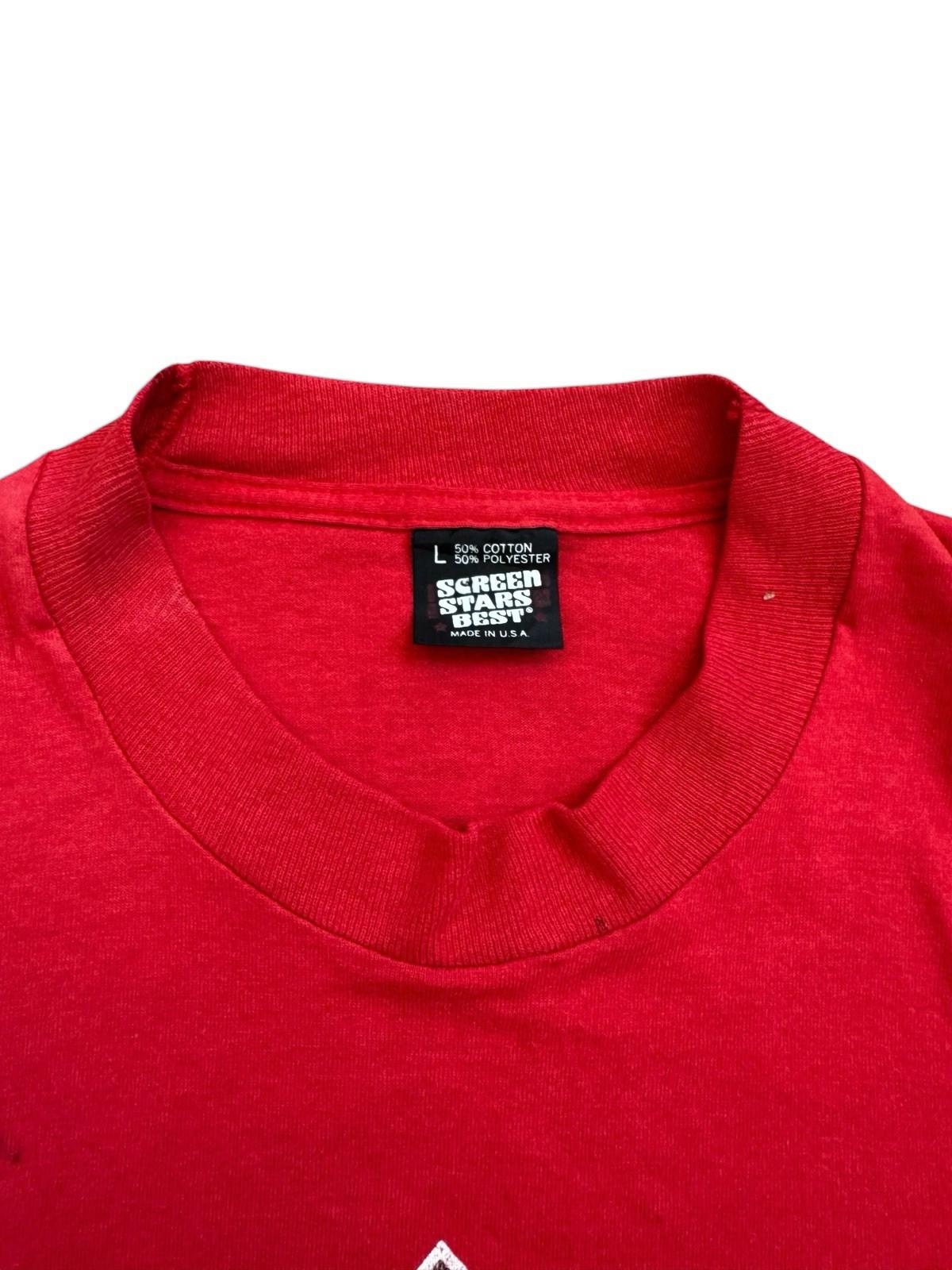 Signed Vintage 1989 BBC Doctor Who Tee T-Shirt Red Mens Large Cancel Year