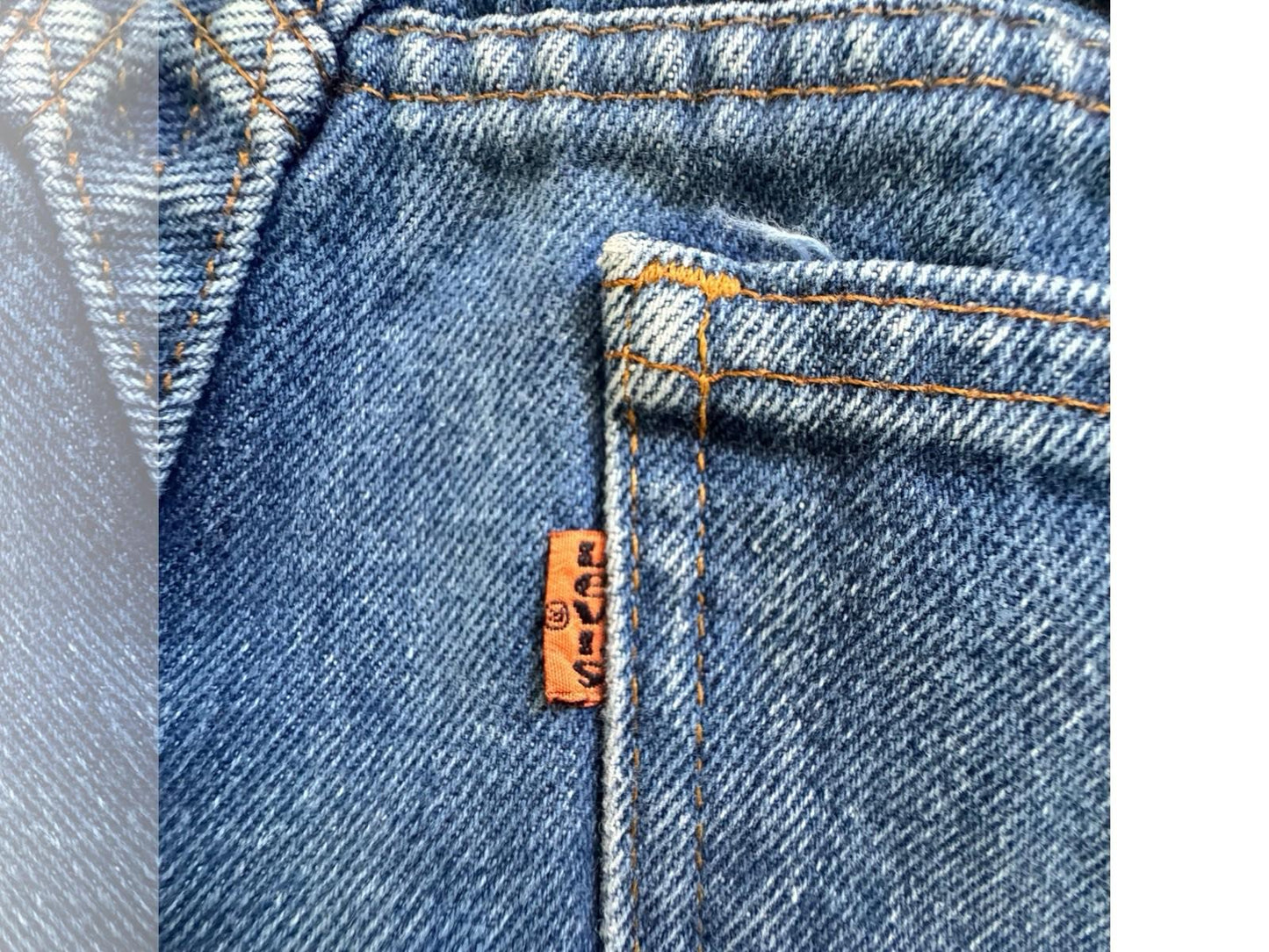 Vintage Late 70s Early 80s Levi's Orange Tab Jeans Made in USA 32x31