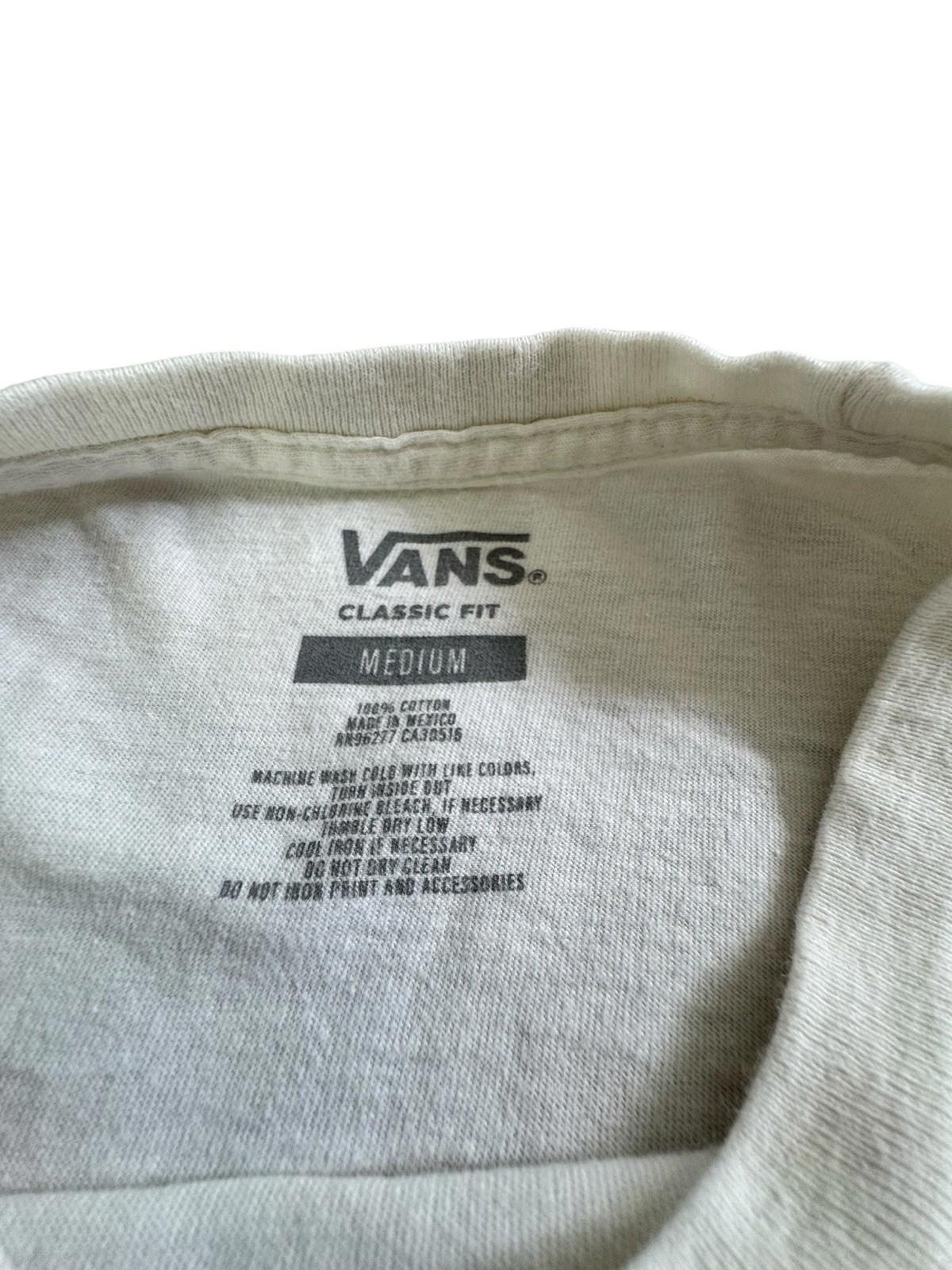 VANS Tshirt Graphic Broccoli T-Shirt Tee Shirt Mens Off The Wall Medium