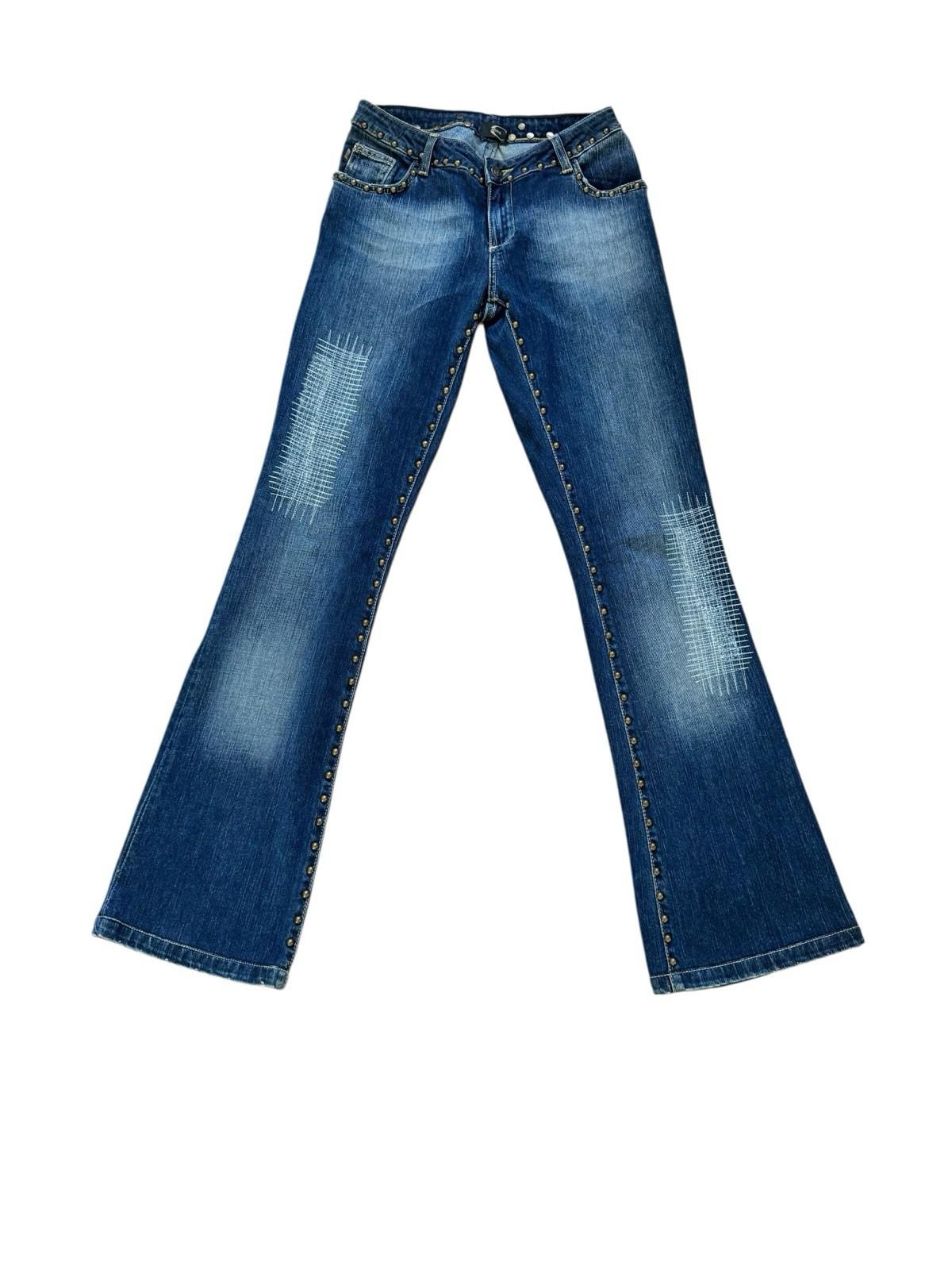Italian Designer Just Cavalli Roberto Cavalli Rivet Jeans Pants 28x42 Italy