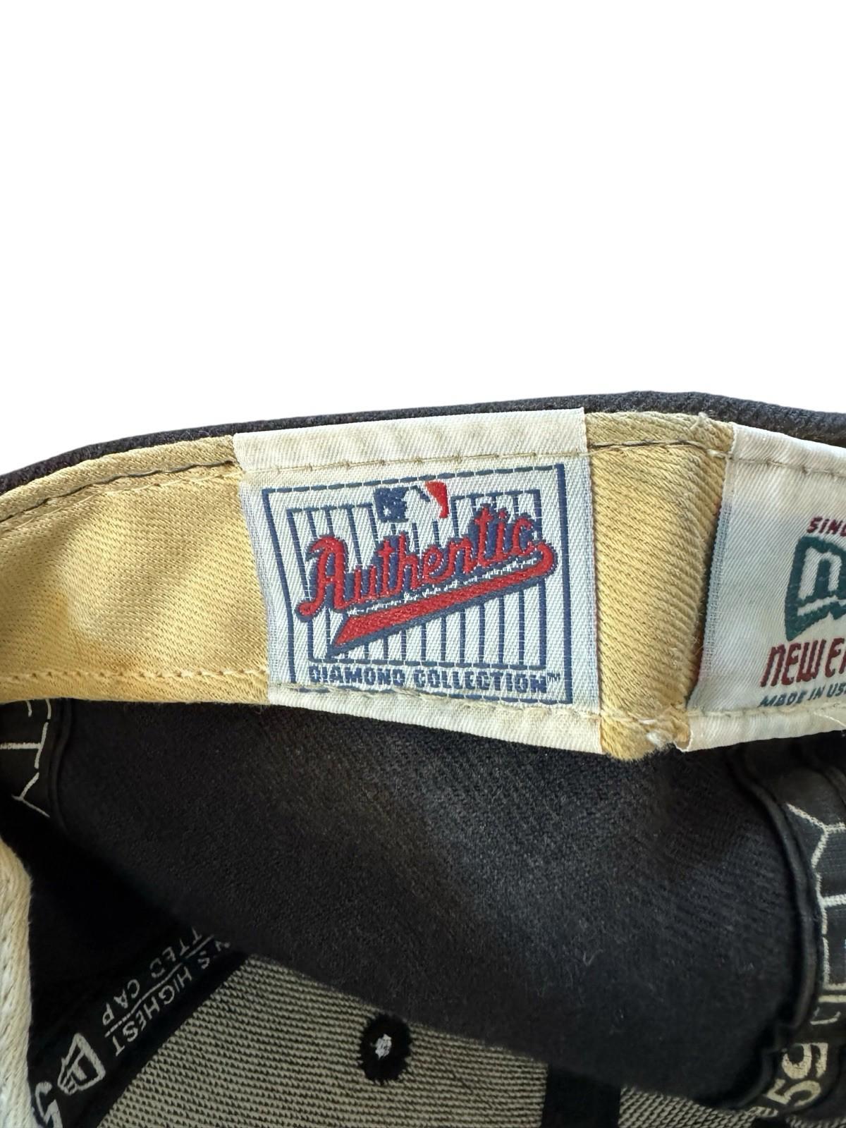 Vintage 1997 Minnesota Twins New Era 59 Fifty On Field Ball Cap Hat 7 5/8 USA