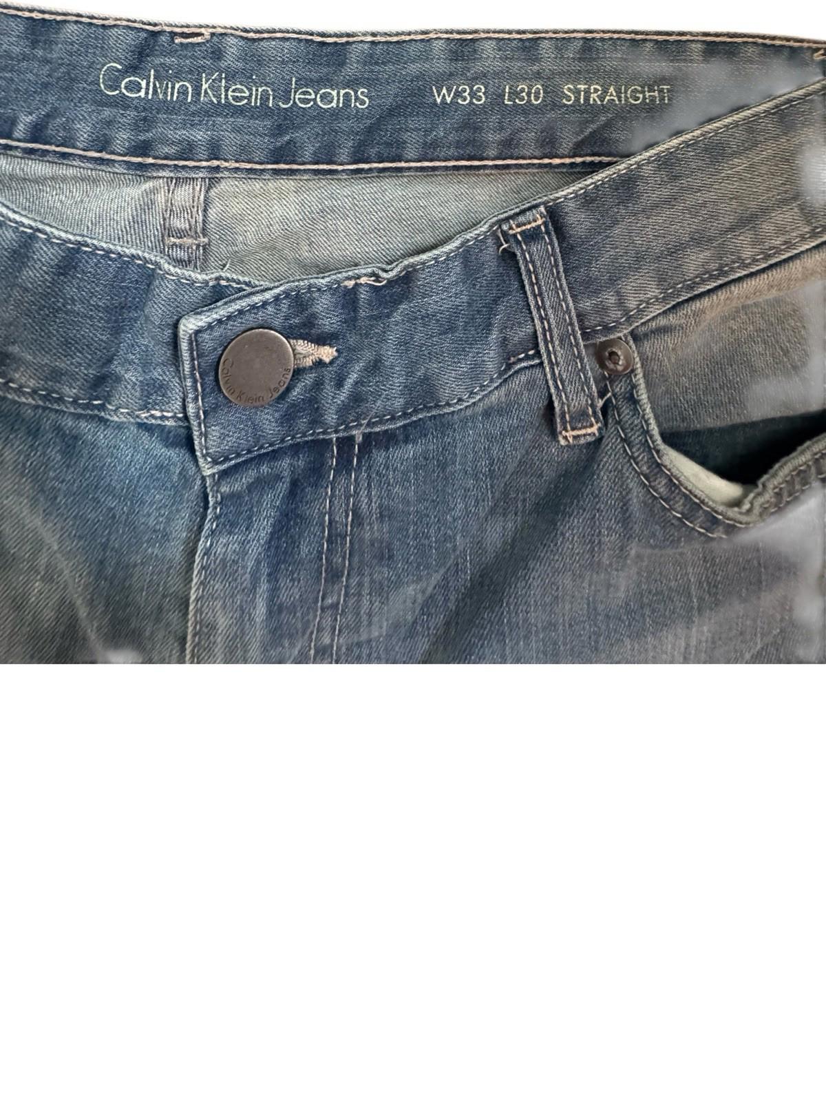 Vintage Men's Calvin Klein Jeans Size 33x30 Straight Leg