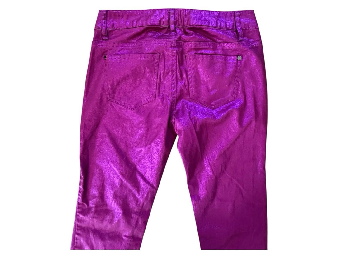Tinseltown Denim Couture Women's Fuchsia Dark Pink Jeans Pants Size 3 Halloween