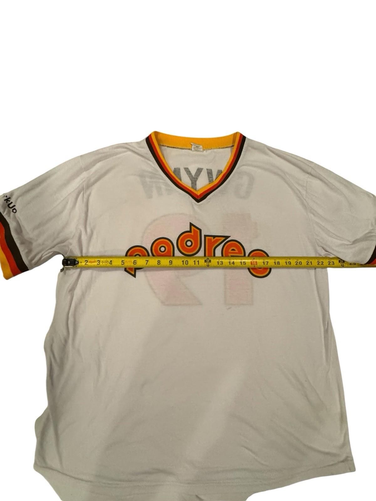 Vintage MLB San Diego Padres Stadium Souvenir Jersey T-Shirt Tony Gwynn #19 XL