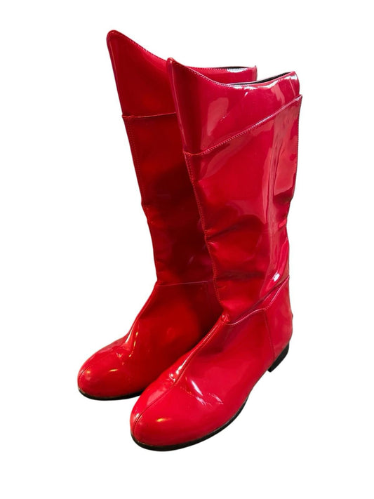Funtasma Drag Knee High Zipper Superhero Boots Hero Halloween Mens Small 8/9