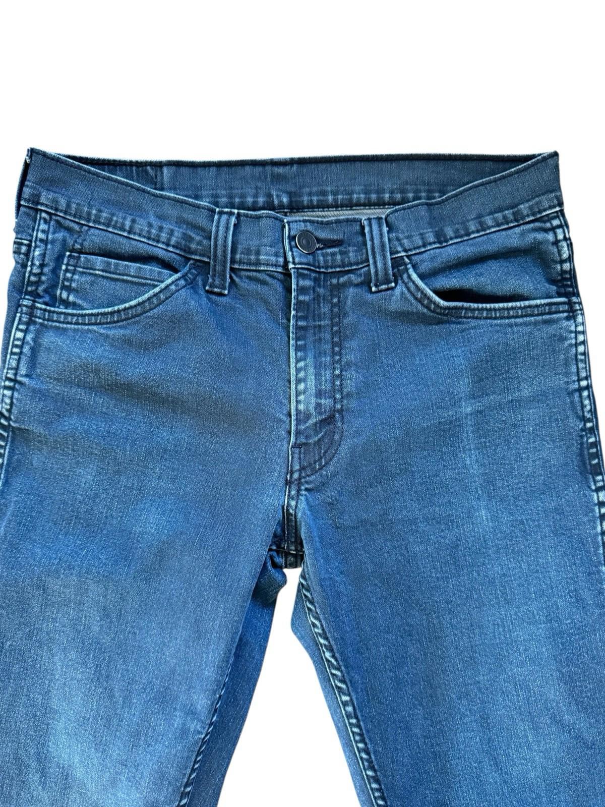Levis 511 Indigo Blue Jeans Size 32 x 34 Denim Excellent Condition