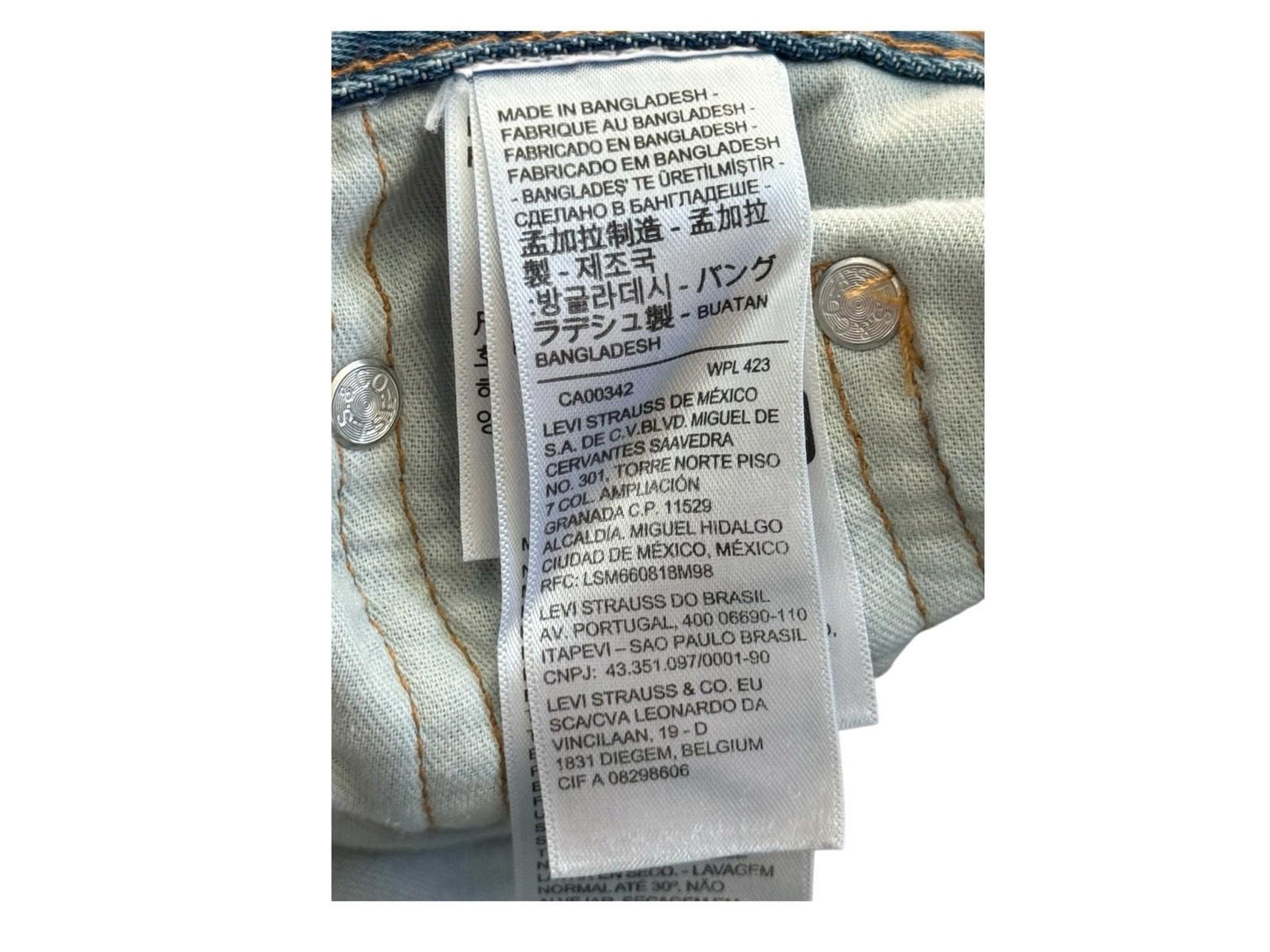 Levi's Waterless 550 92 Denim Jeans 30x32 Excellent