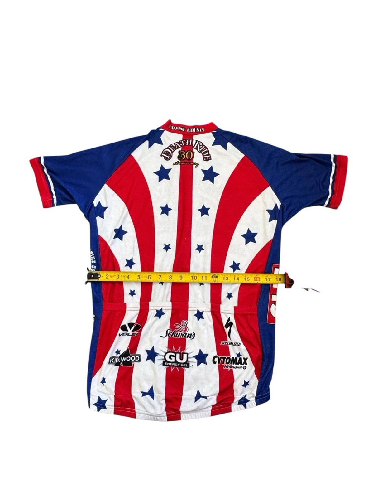 Voler California Death Ride 30 Anniversary Cycling Biking Shirt Raglan Jersey