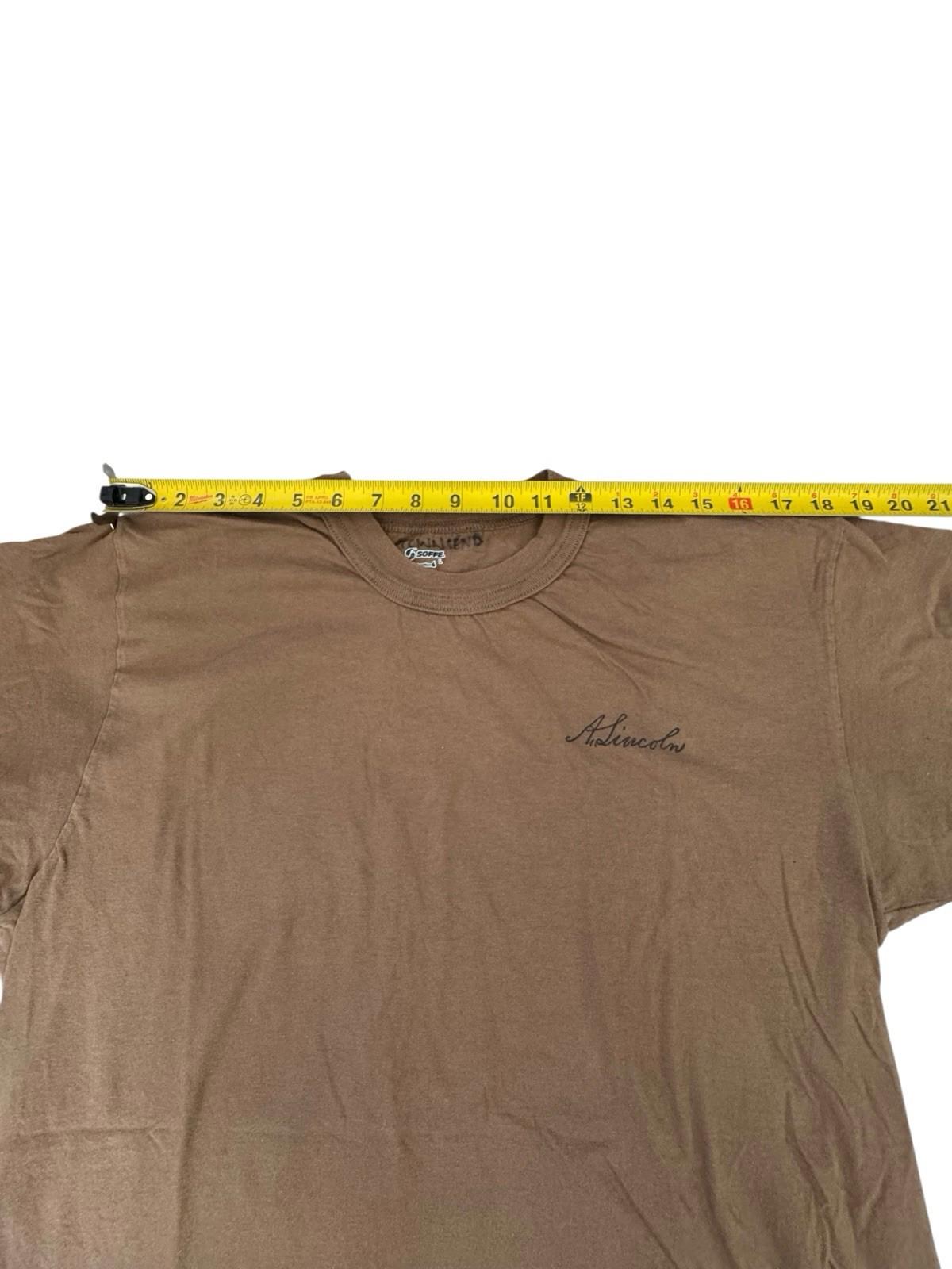 Military Navy Abraham Lincoln Aircraft Carrier Men's Tshirt Ship Tee Vintage L