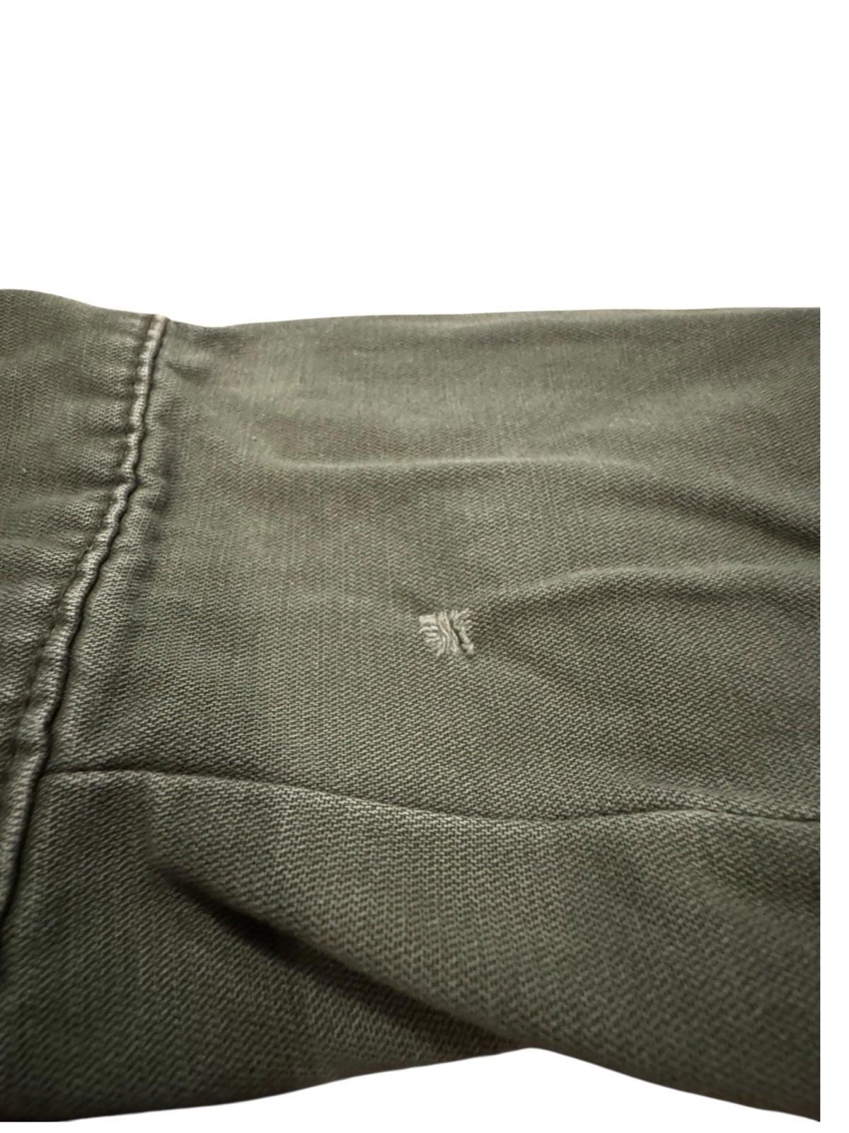 Old Navy Jacket Medium Utility Canvas Military Field Army Olive Long