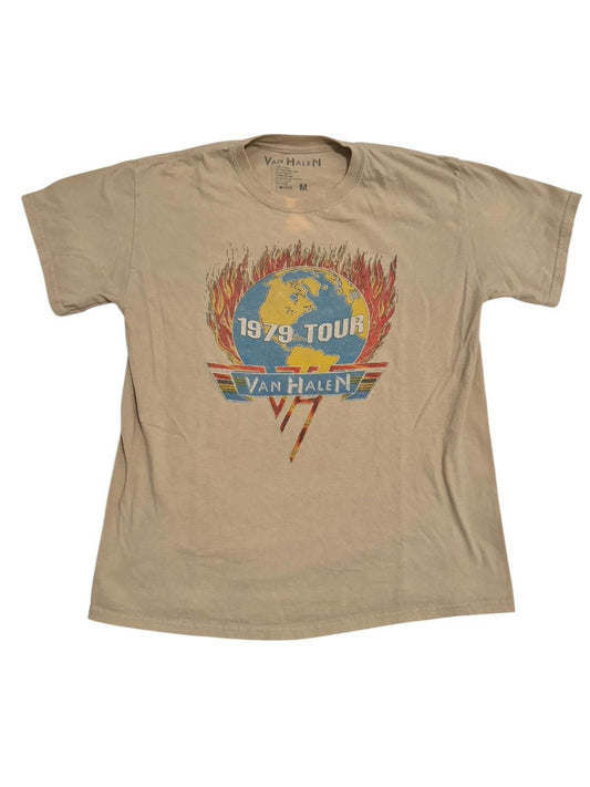 Van Halen Mens Vintage 1979 Tour Original Shirt Graphic Tee