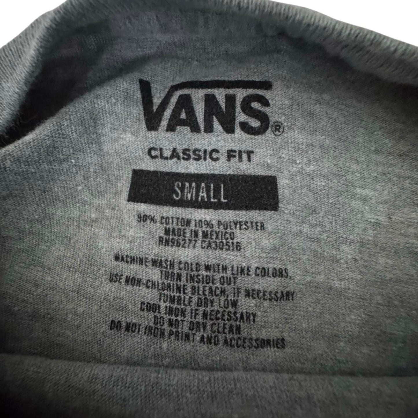 Vans Men's Grey Tshirt