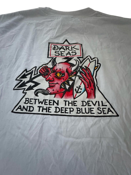 Dark Seas Devil and The Deep Blue Sea T-Shirt Shirt Tee T Size Small