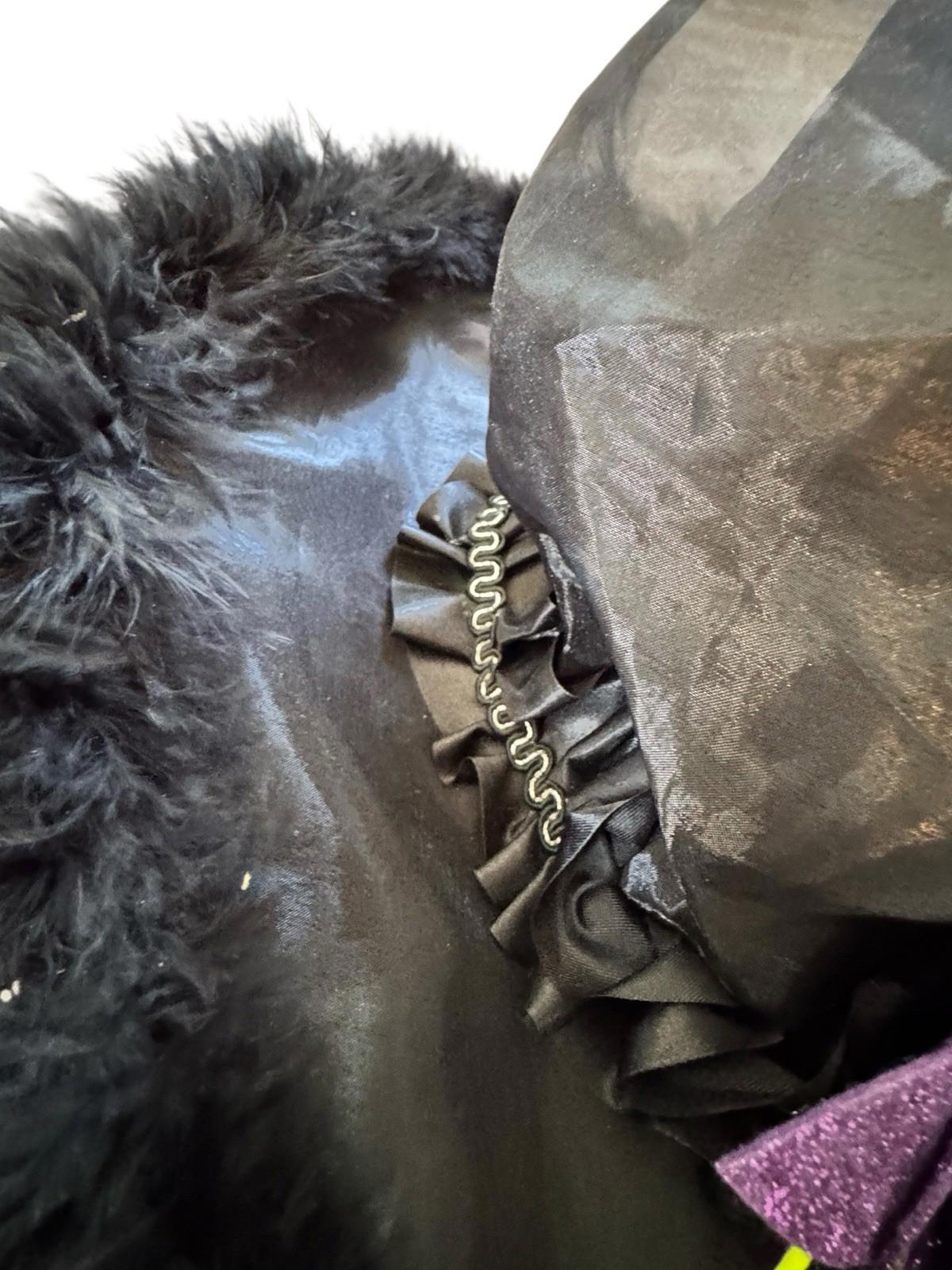 Wayne M Kleski Halloween Costume Designer Witch Hat With Purple Flowers