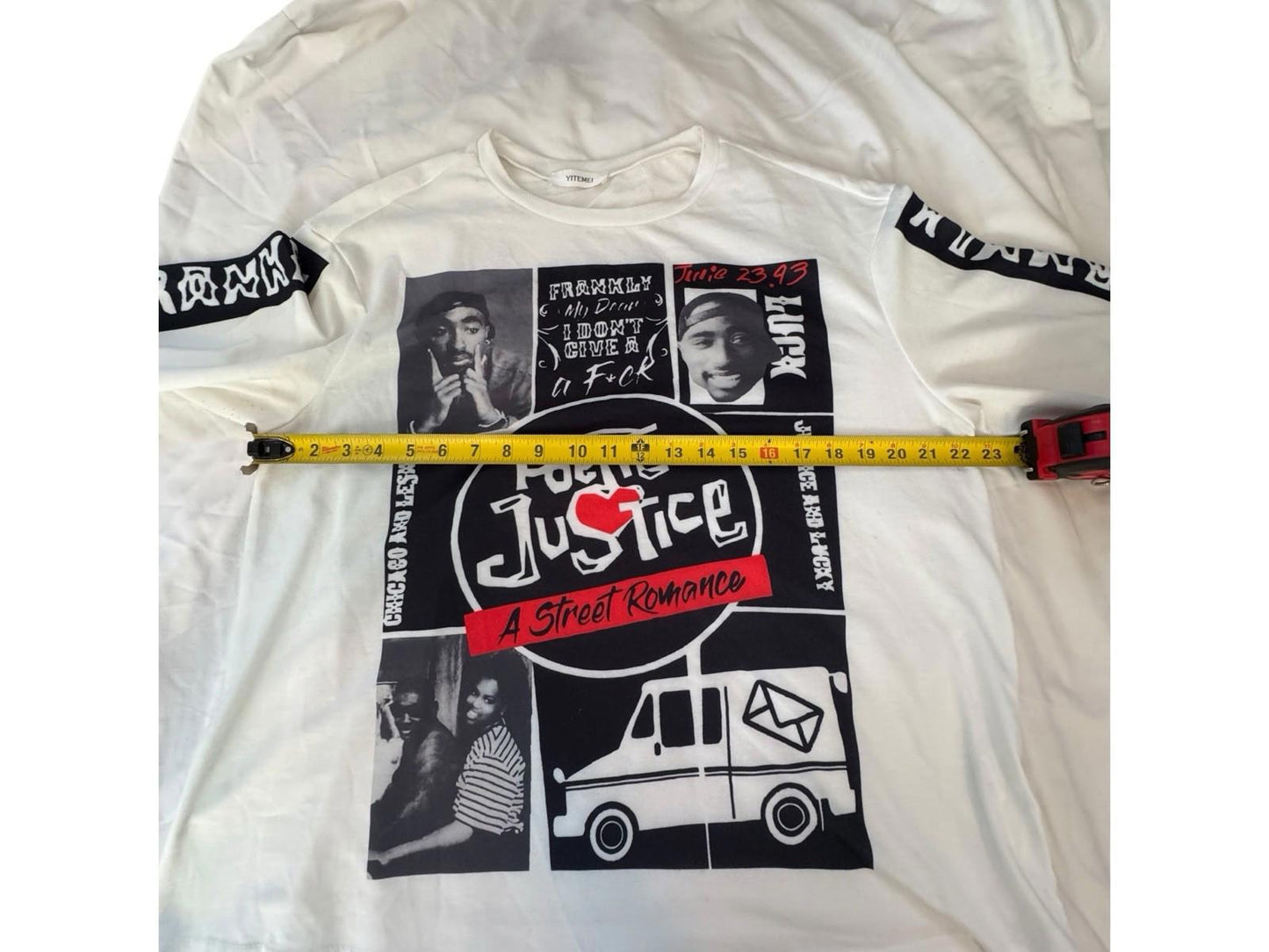 Tupac Shakur Poetic Justice Lightweight Sweatshirt Size XL