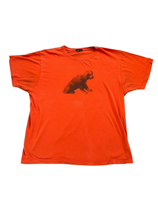 Vintage Museo Del Prado Rembrandt T-Shirt Poodle Dog Orange XL