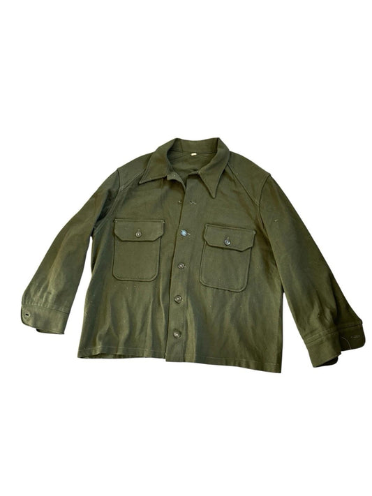 Vintage 1952 US Army Wool Military Field Jacket Large