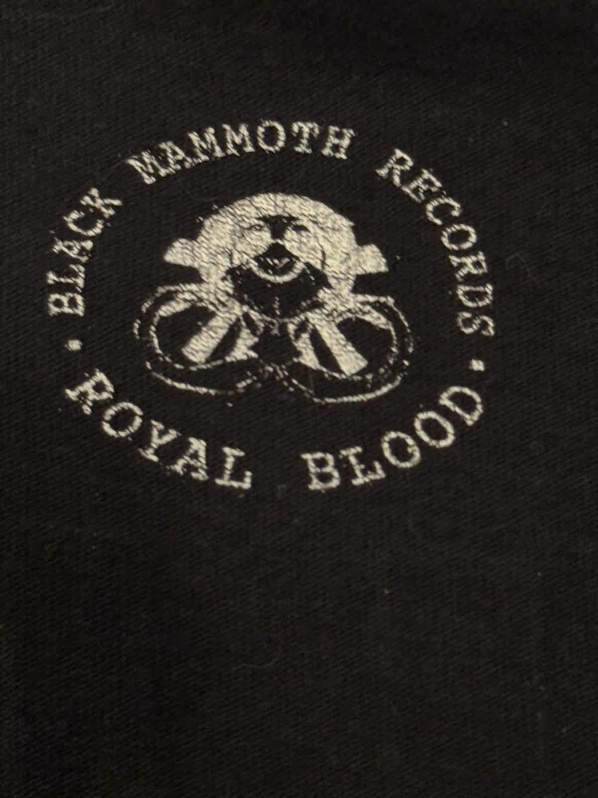 Royal Blood Black Mammoth Records Long Sleeve Tshirt Tee Shirt Size Medium