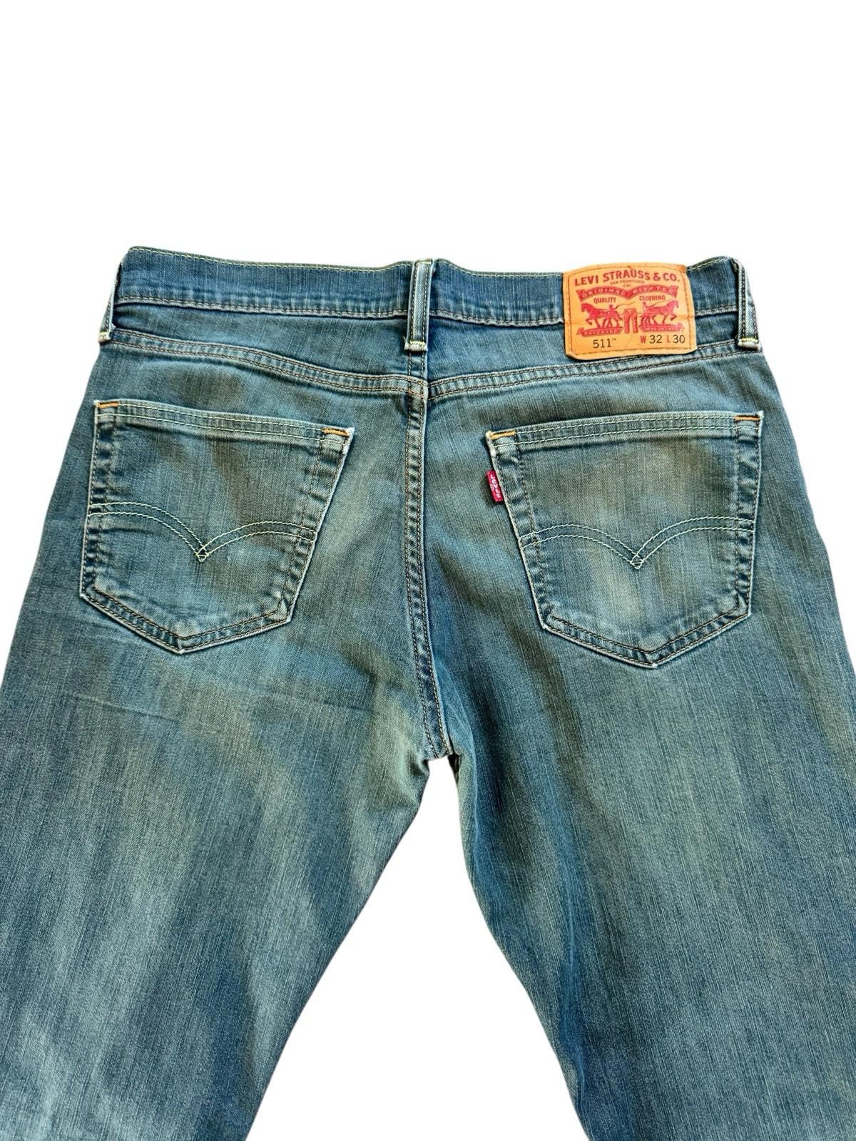 Levis 511 Blue Jeans Size 32 x 30 Denim Very Good Condition