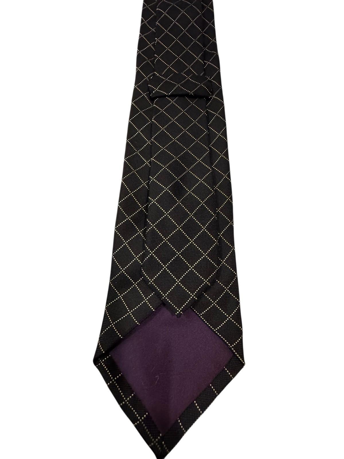 HANDSOME SOPHISTICATED RALPH LAUREN PURPLE LABEL SILK TIE HAND MADE IN ITALY