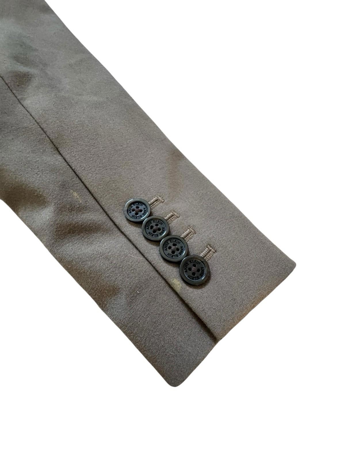 Anne Klein Blazer Suit Separates Jacket With Leopard Print Lining Size 6 Petite