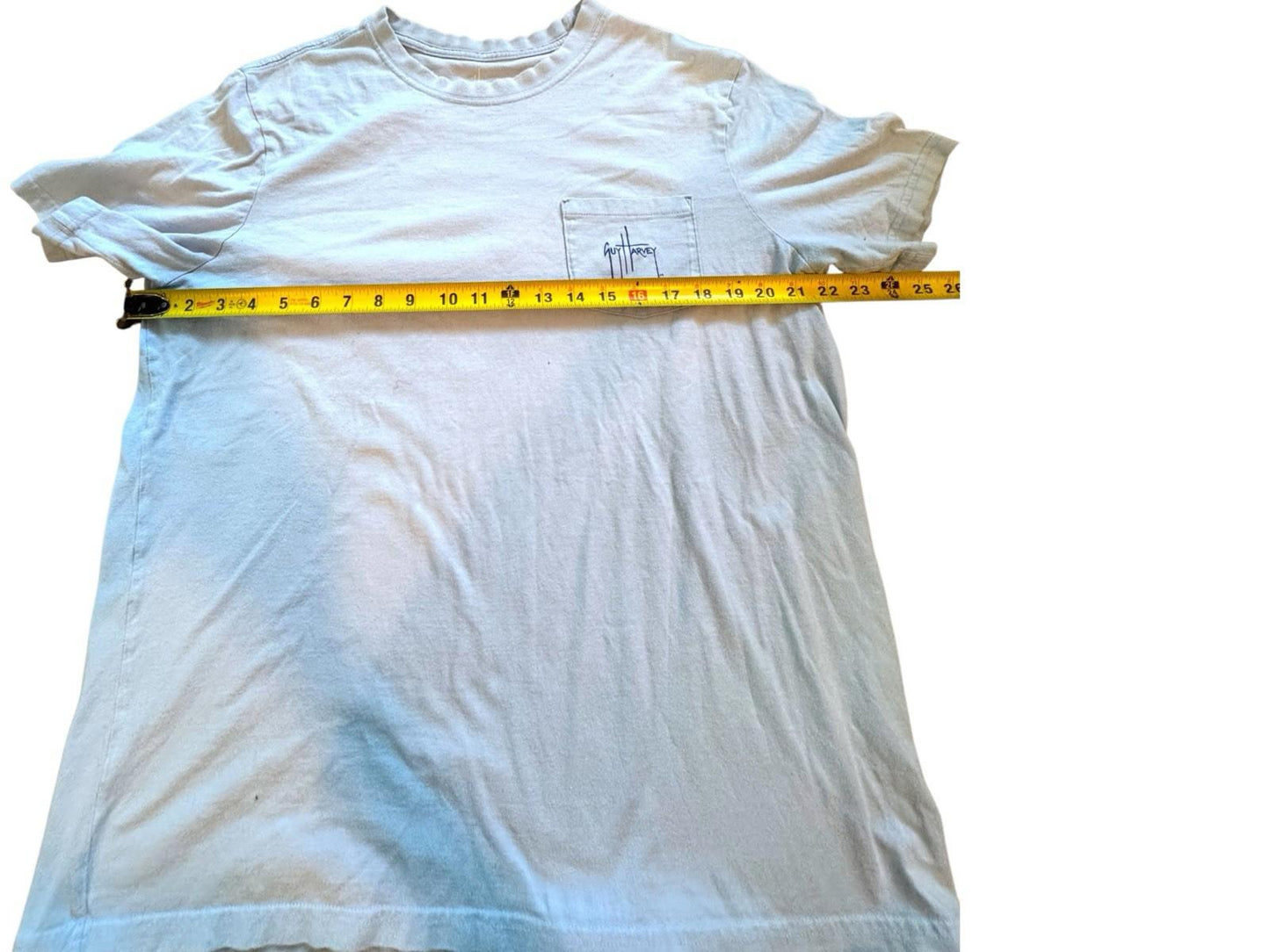 Guy Harvey Mens Fishing T-Shirt Light Blue Size Large Dated 2019