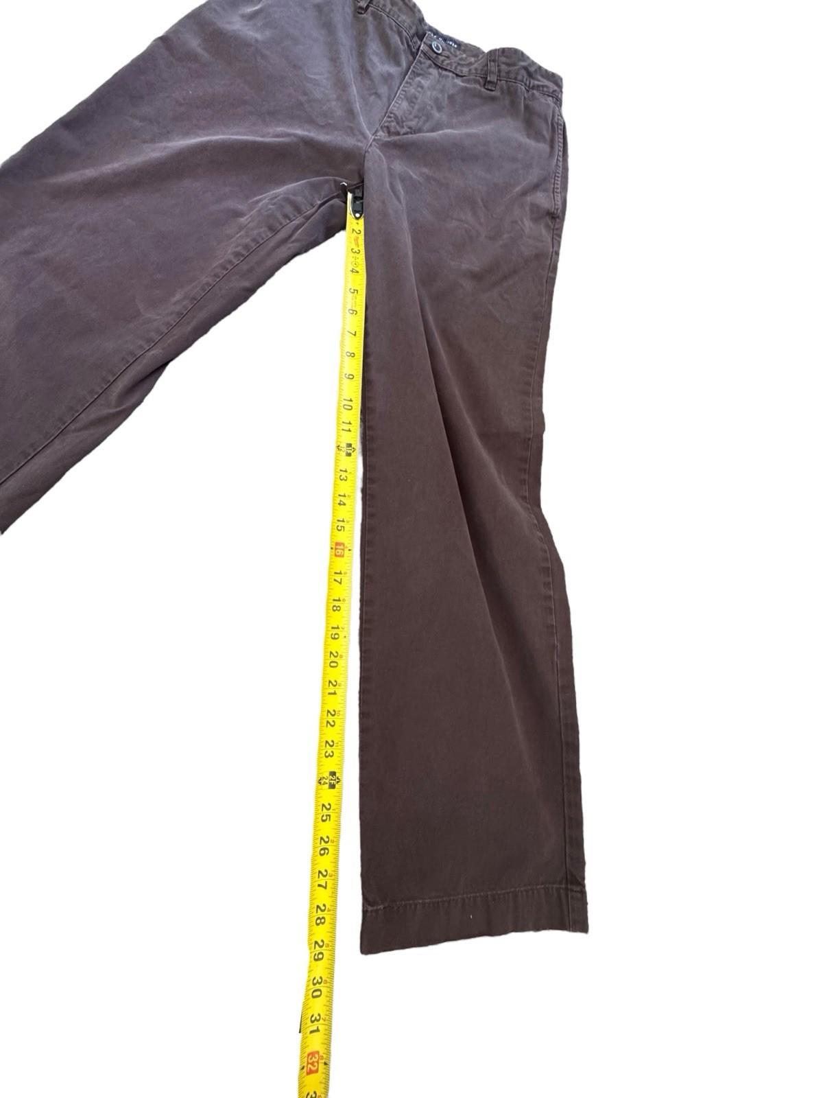 Vintage Tommy Hilfiger Chino Pants Mens W31 L32 Chocolate Brown Baggy Straight