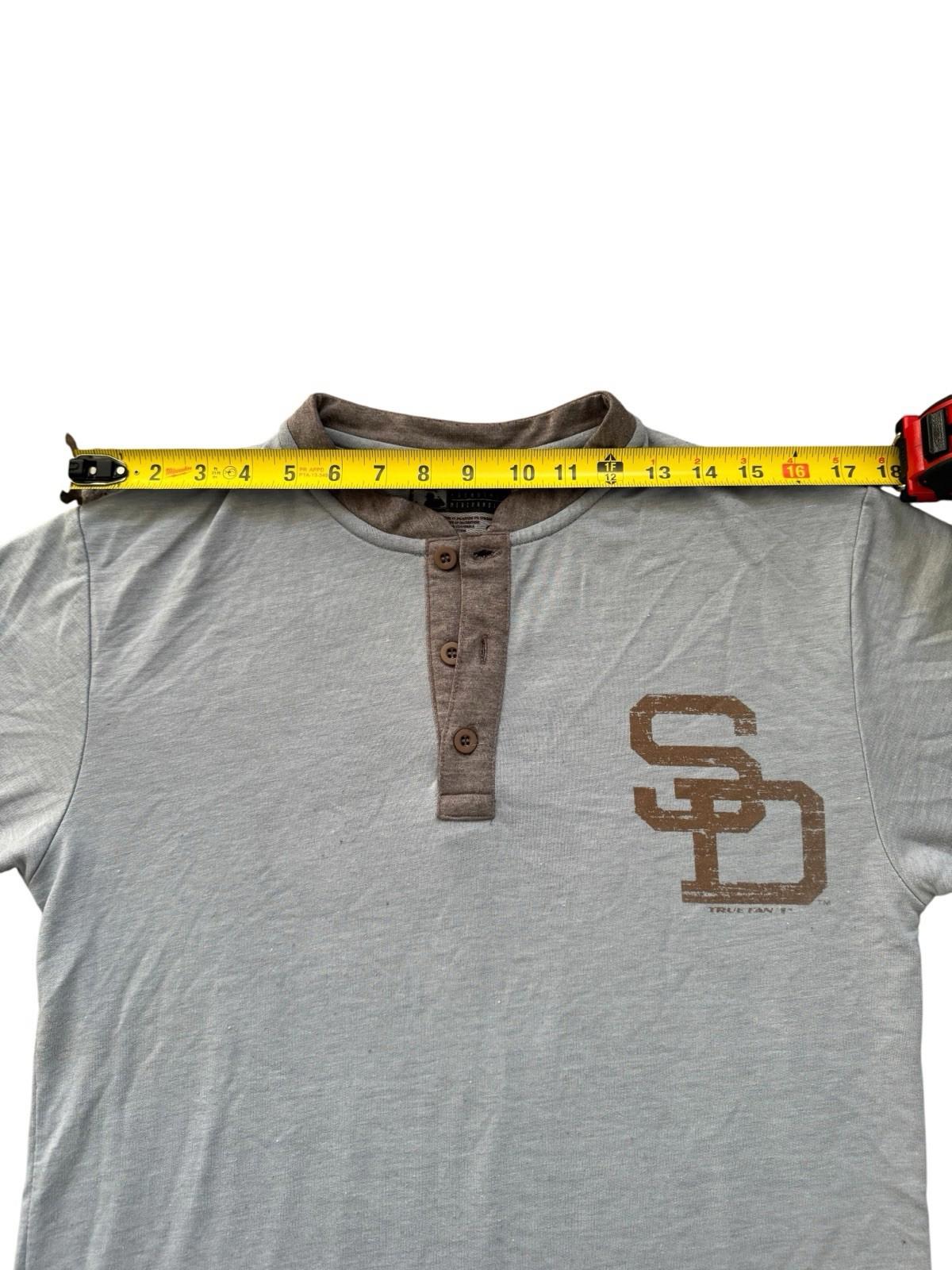 Vintage 1990s San Diego Padres True Fan Baseball Jersey T-Shirt Size Small