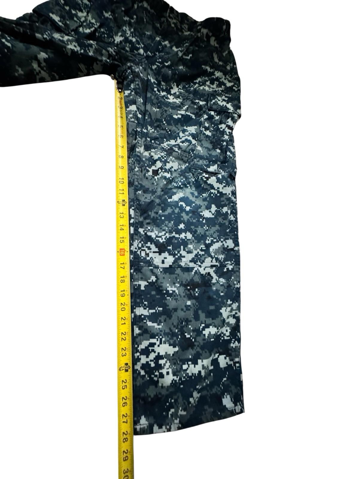 Mens Military Surplus Blue Camouflage BDU Pants Small