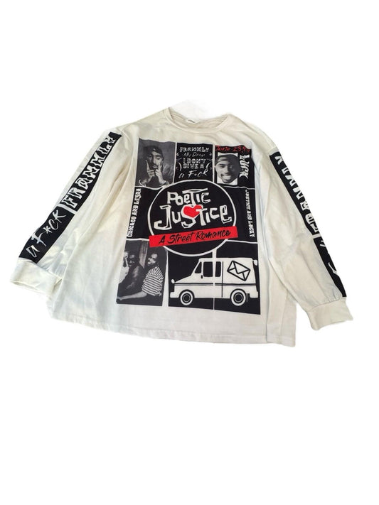 Tupac Shakur Poetic Justice Lightweight Sweatshirt Size XL