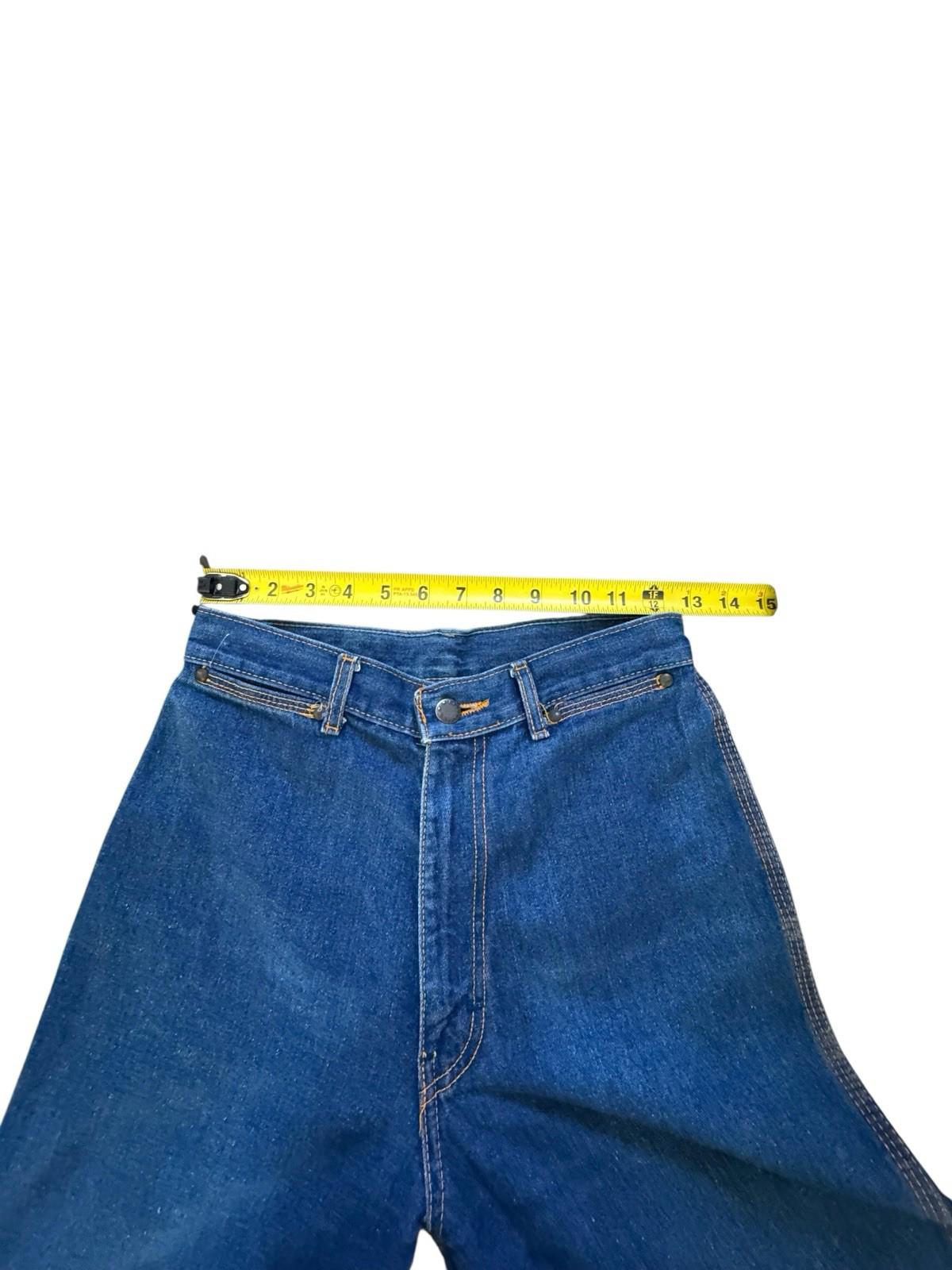Vintage Britannia Jeans Wide Leg Sailor Pocket Denim Flare Blue Jeans Womens 10