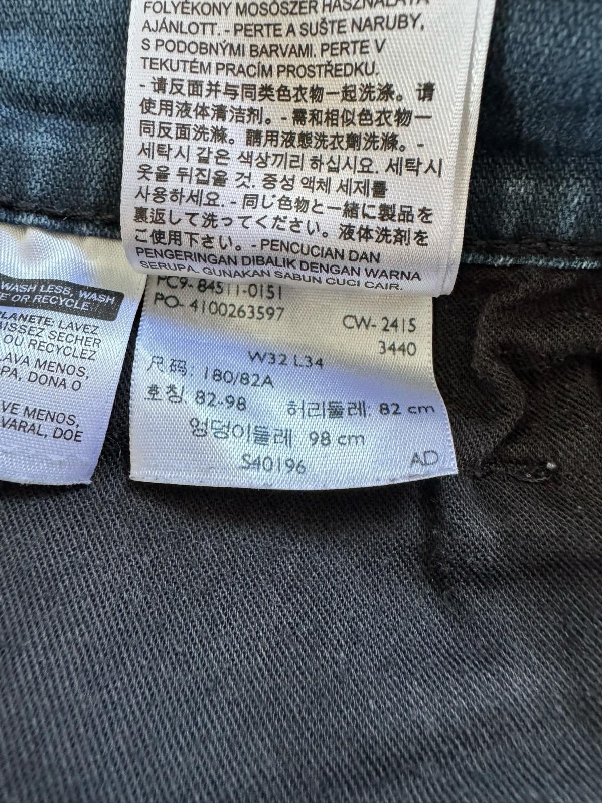 Levis 511 Indigo Blue Jeans Size 32 x 34 Denim Excellent Condition