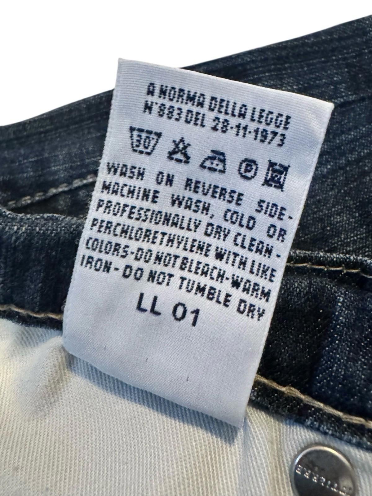 Italian Gianni Versace Jeans Couture Blue Cotton Denim Jeans Size 28 x 30 Italy