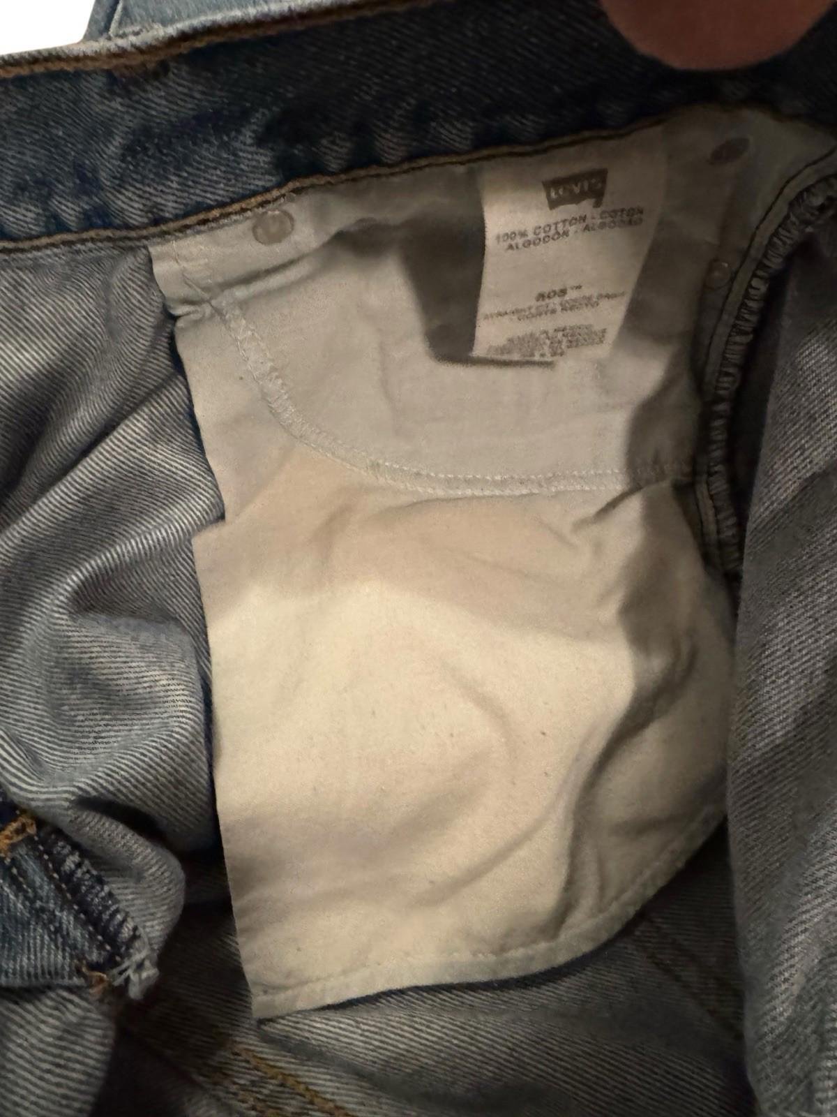 Vintage Mens Levis 505 Jeans Straight Fit 38/34